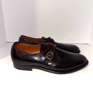Alden Plain Toe Monk Strap Dress Shoes